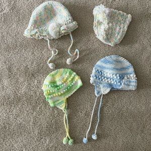 Crocheted Hat Bundle